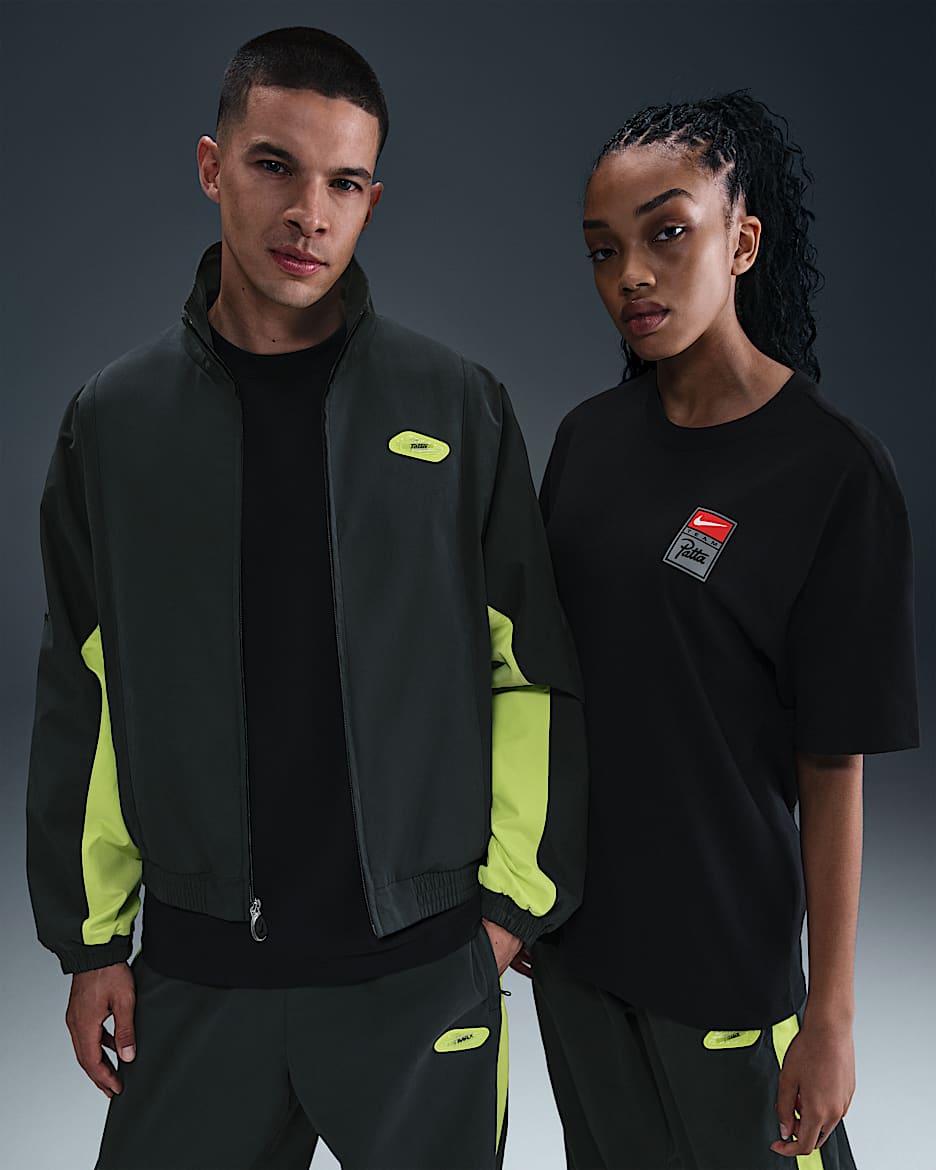 【送料無料】【ナイキ】Nike x Patta Tシャツ 日本完売品 ◇コラボ◇PATTA X NIKE HALF-ZIP LONGSLEEVE◇正規品◇男女共用